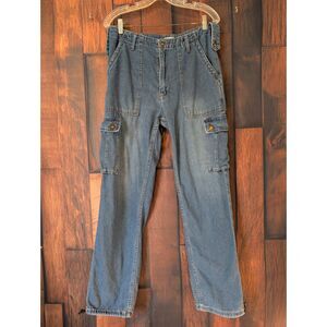 Women's Simple Society cargo straight leg jeans size 9/29